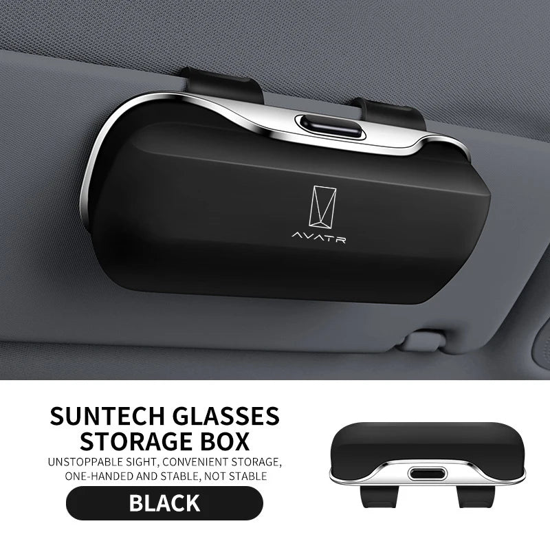 Case Glasses Holder Clip Box