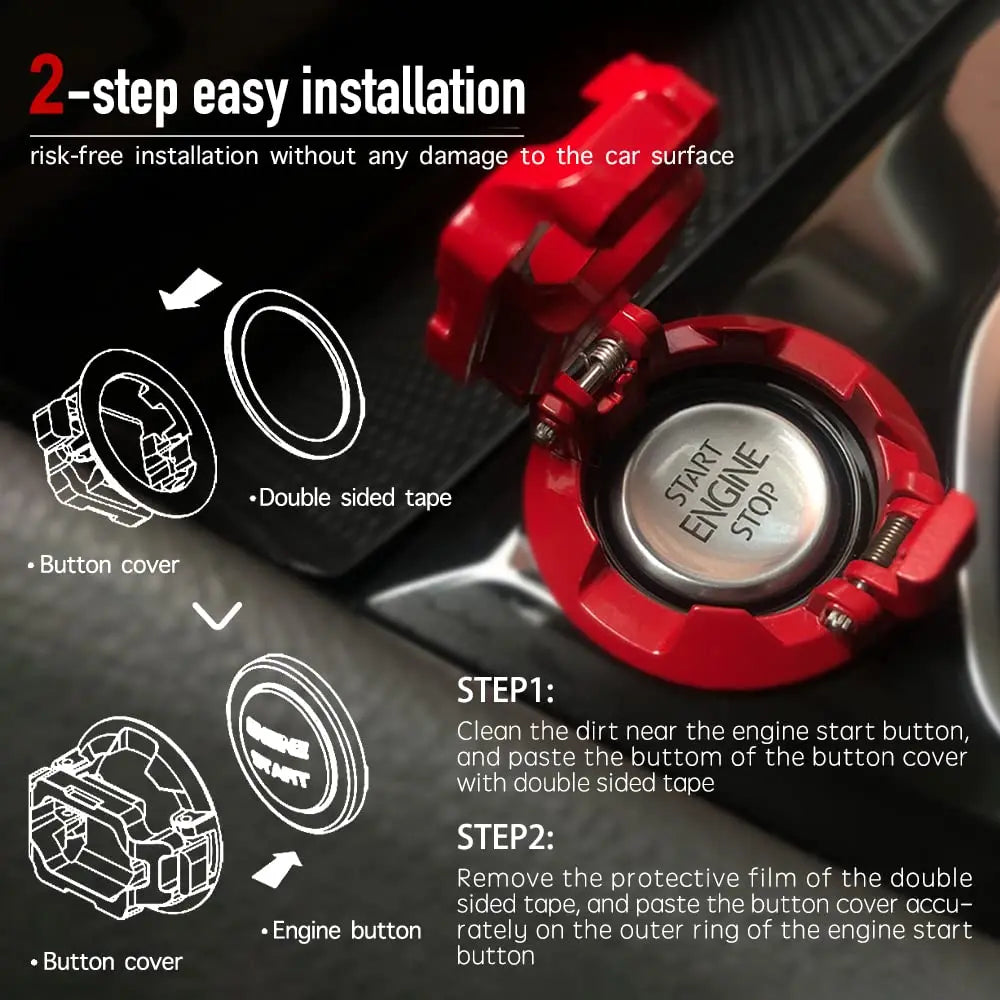 Start Stop Button Decor