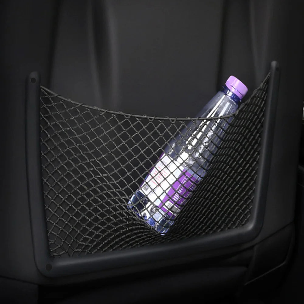 Seat Back String Net Mesh Storage Pocket