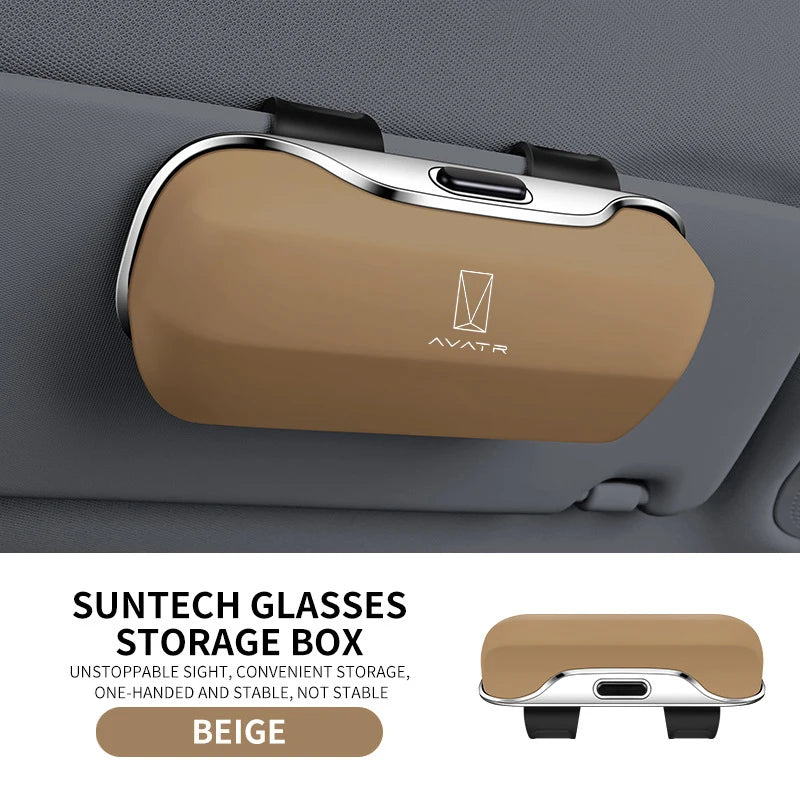 Case Glasses Holder Clip Box