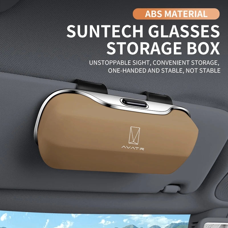 Case Glasses Holder Clip Box