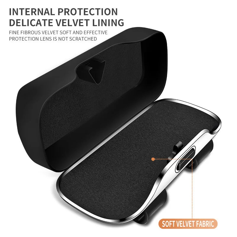 Case Glasses Holder Clip Box