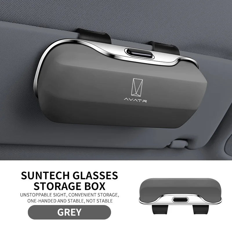 Case Glasses Holder Clip Box