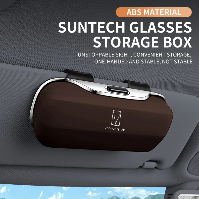 Case Glasses Holder Clip Box
