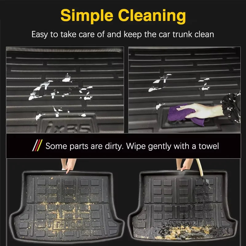 Luxury Trunk Mat for Kia Sorento UM (2015–2020)