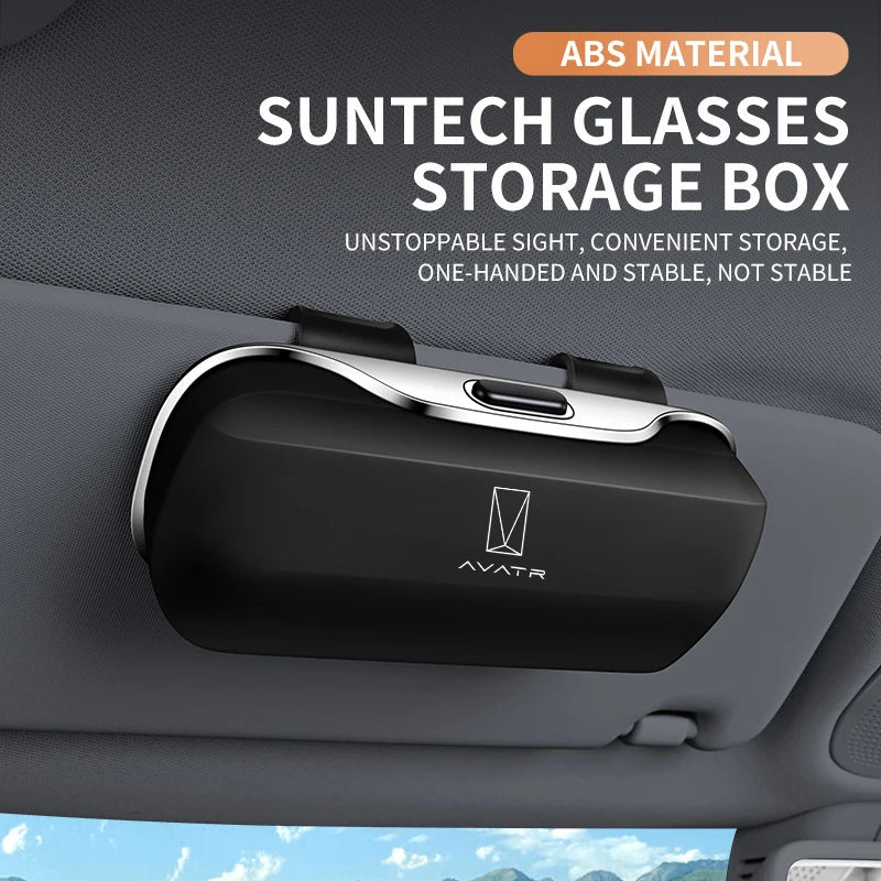 Case Glasses Holder Clip Box
