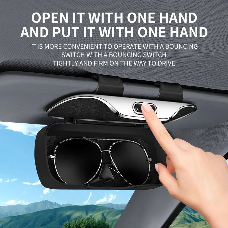 Case Glasses Holder Clip Box