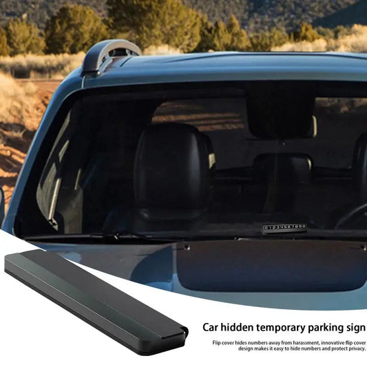 Temporary Parking Number Card – Stylish &amp; Practical