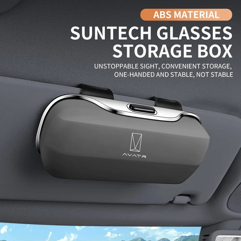 Case Glasses Holder Clip Box