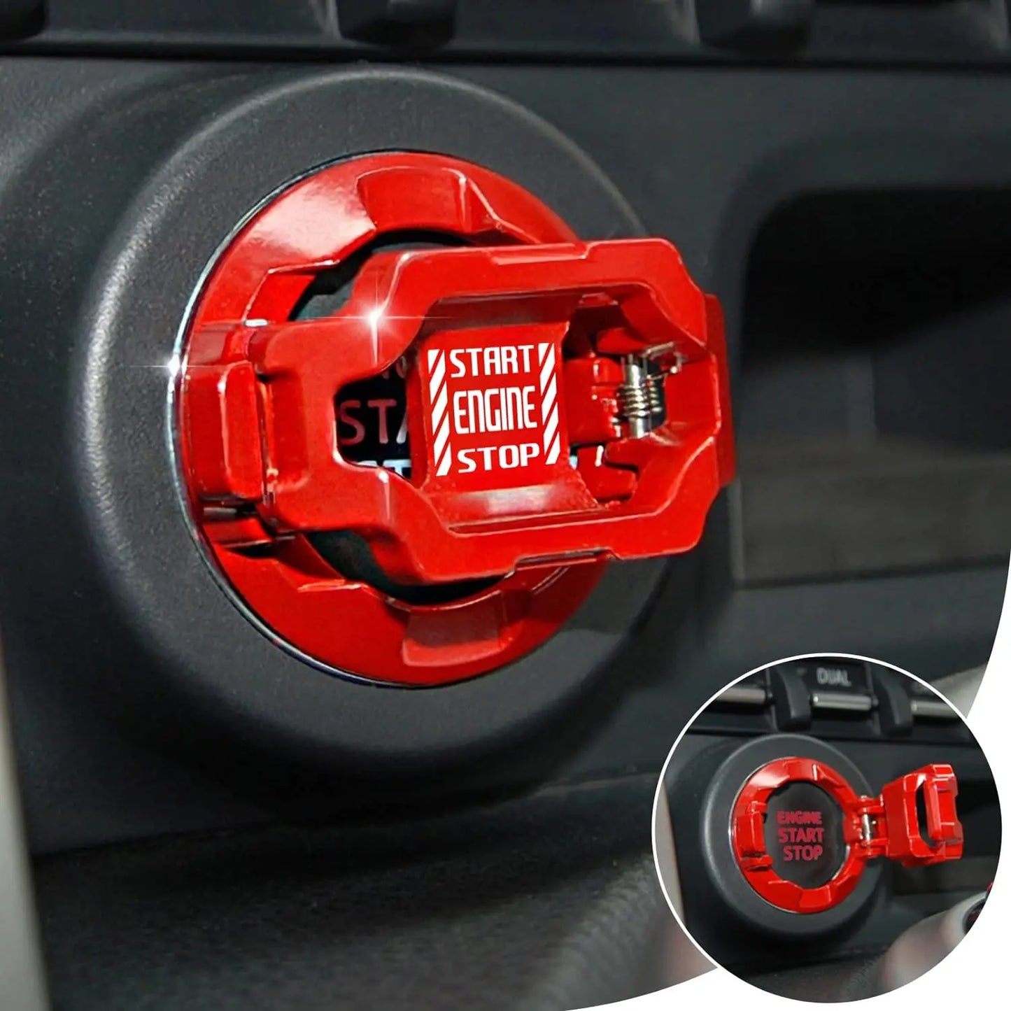 Start Stop Button Decor