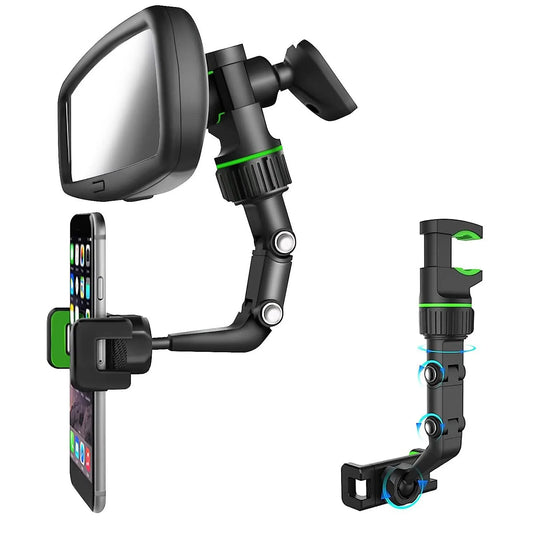 Mirror Phone Holder 360° Rotatable and Retractable